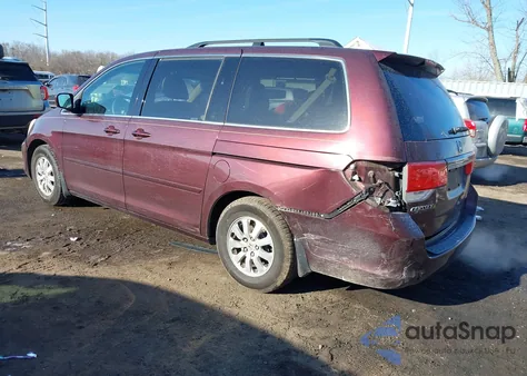 2008 Honda Odyssey Ex-L z USA, uszkodzony, nr VIN 5FNRL38758B055123